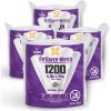 image:imageTazza TAZZAWP1200 Wet Wipes  Bulk 4 x 1200 Ct Durable PreSaturated Cleaning Gym Equip Wipes 1 penny a wipe