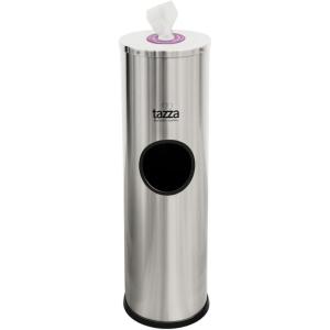 Tazza Budget Gym Equipment Wipe Dispenser – Ultra-Discount Model with Lift-Off Access, Compact Wipes Holder & Built-in Trash Can